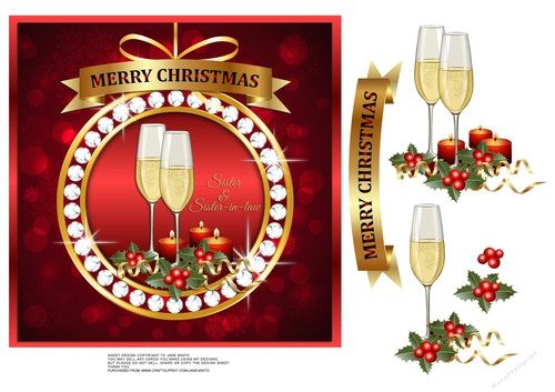  SISTER & SISTER IN LAW - CHRISTMAS BLING 