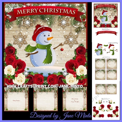 SNOWMAN AT CHRISTMAS - MINI KIT