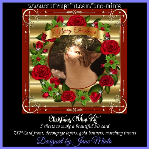 CHRISTMAS MINI KIT - CAT IN THE CHRISTMAS TREE