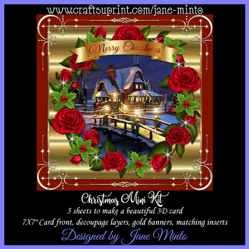 CHRISTMAS MINI KIT - BEAUTIFUL CHRISTMAS HOUSE