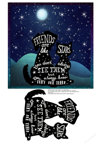 FRIENDS ARE LIKE STARS sheet 2