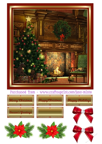 CHRISTMAS OLD FASHIONED ROOM