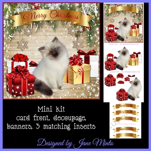 RAGDOLL KITTEN CHRISTMAS MINI KIT