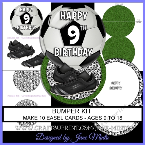 FOOTBALL EASEL CARD 