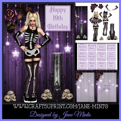 5x7 GOTH GIRL MINI KIT