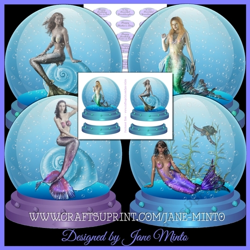 MERMAID WATER GLOBES 