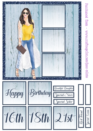 7X7 BIRTHDAY GIRL 2 - 16TH, 18TH, 21ST