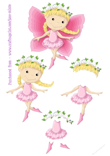 BUTTERFLY FAIRY DECOUPAGE