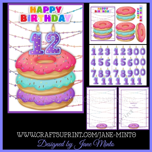 DONUT CAKE MINI KIT 5x7