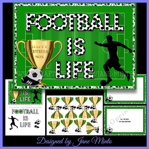 FOOTBALL IS LIFE 7x5