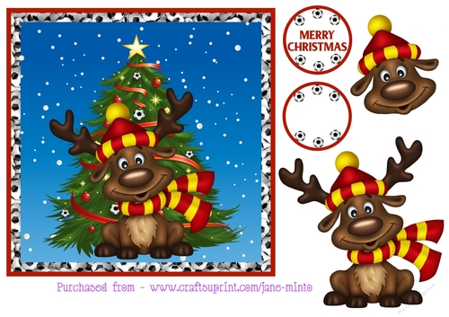 MANCHESTER UNITED FOOTBALL REINDEER
