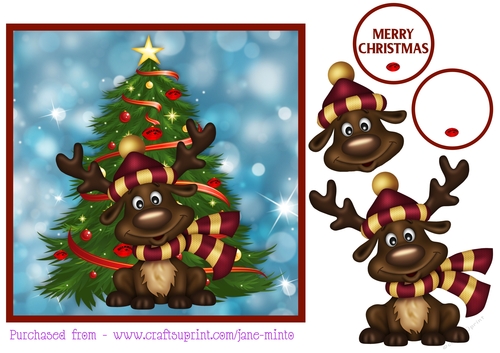 AUSTRALIAN FOOTBALL FAN REINDEER sheet 1