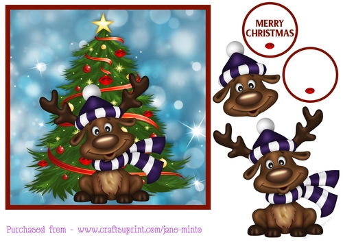 AUSTRALIAN FOOTBALL FAN REINDEER sheet 2