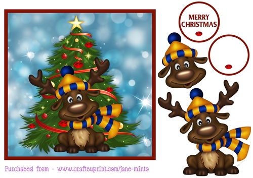 AUSTRALIAN FOOTBALL FAN REINDEER sheet 3
