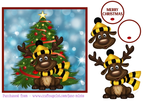 AUSTRALIAN FOOTBALL FAN REINDEER sheet 8