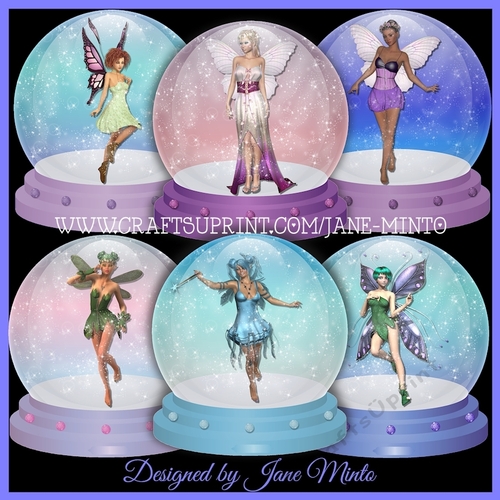 FAIRY GLITTER GLOBES IN PNG