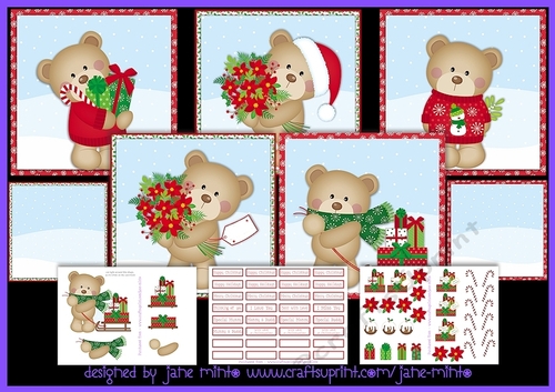 CHRISTMAS BEARS BUMPER KIT 1