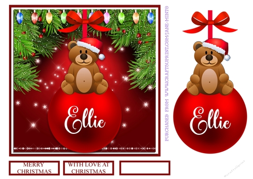 CHRISTMAS BAUBLE - ELLIE 