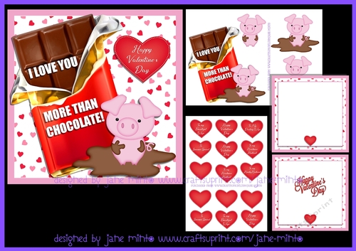 I LOVE YOU MORE THAN CHOCOLATE