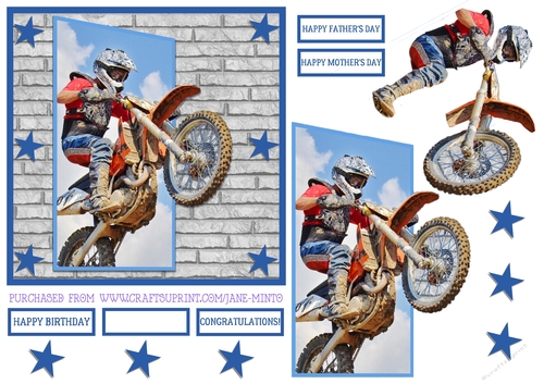 3D DIRT BIKE 6x6