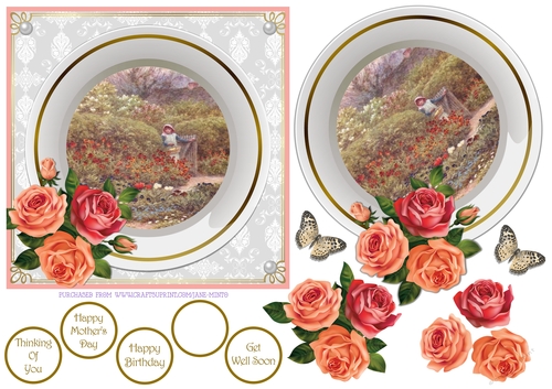 PRETTY PLATE 3 6x6