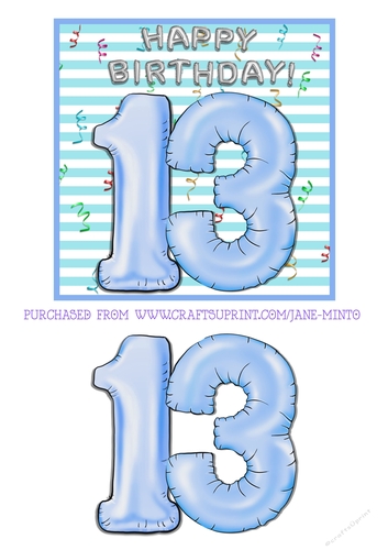BALLOONS AGE 13