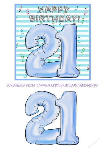 BALLOONS AGE 21