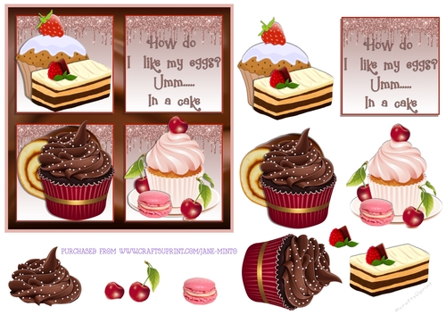 ANYONE FOR CAKE? 6X6
