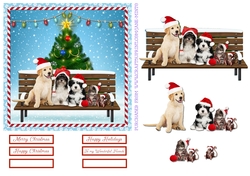 CHRISTMAS FRIENDS 6x6