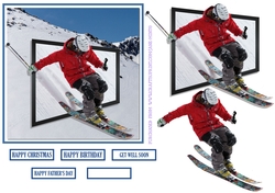 3D SKIER 6X6