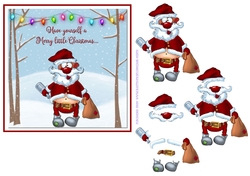 MERRY SANTA 6X6