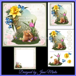 BUNNY KISSES, EASTER WISHES