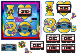 LOVE THE 80s 6x6