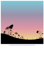 BUTTERFLY SILHOUETTE 3