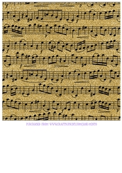 MUSIC PAPER DEEP GOLD