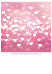 BOKEH HEARTS PINK