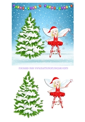 CHRISTMAS FAIRY 6X6