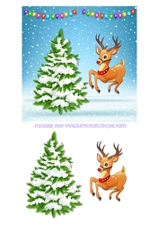 RUDOLPH FLYING 6X6