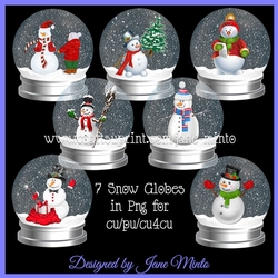 SNOW GLOBES SET 1