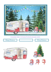 CHRISTMAS CARAVAN 5X7