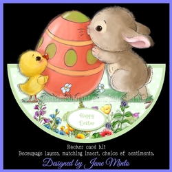 BUNNY & DUCKLING ROCKER CARD