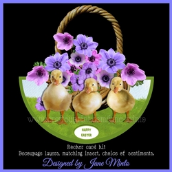 DUCKLINGS ROCKER CARD