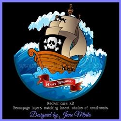 PIRATE ROCKER CARD