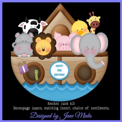 NOAHS ARK ROCKER CARD