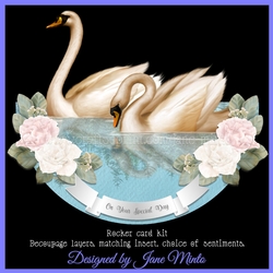 GOLDEN SWANS ROCKER CARD