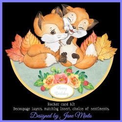 FOX FRIENDS ROCKER CARD
