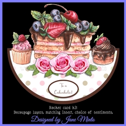 CAKEAHOLIC ROCKER CARD