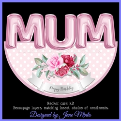MUM ROCKER CARD