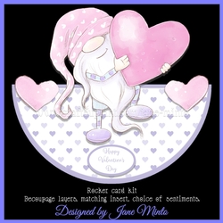 VALENTINE GNOME ROCKER CARD