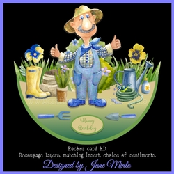 MR GARDENER ROCKER CARD